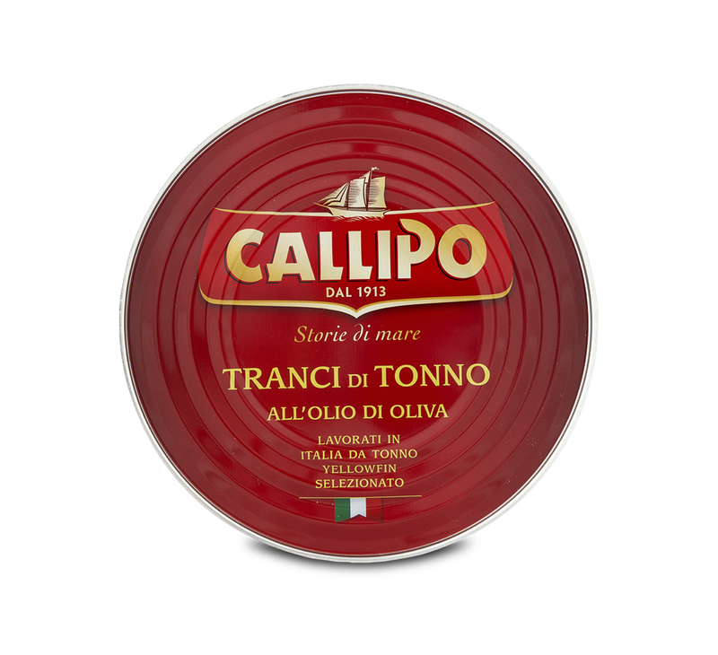 Tranci di Tonno all'Olio Di Oliva (540gr) | Callipo