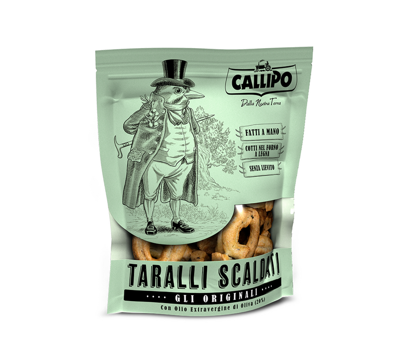Taralli scaldati originali con Olio Extravergine di Oliva | Callipo