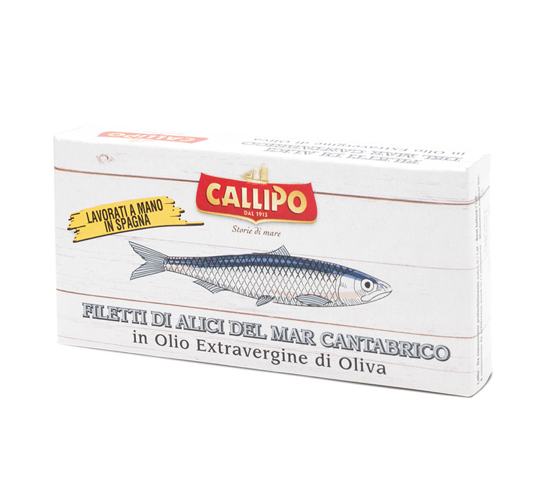 Filetti di Alici del Mar Cantabrico in Olio Extra Vergine di Oliva | Callipo